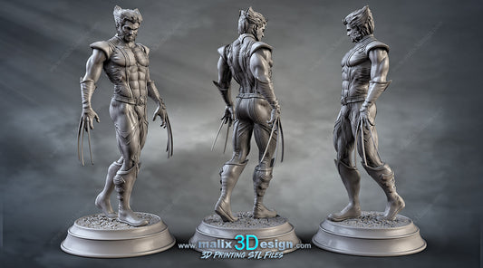 Wolverine (3D Printed) Fan Art - 10 Scale (260mm)