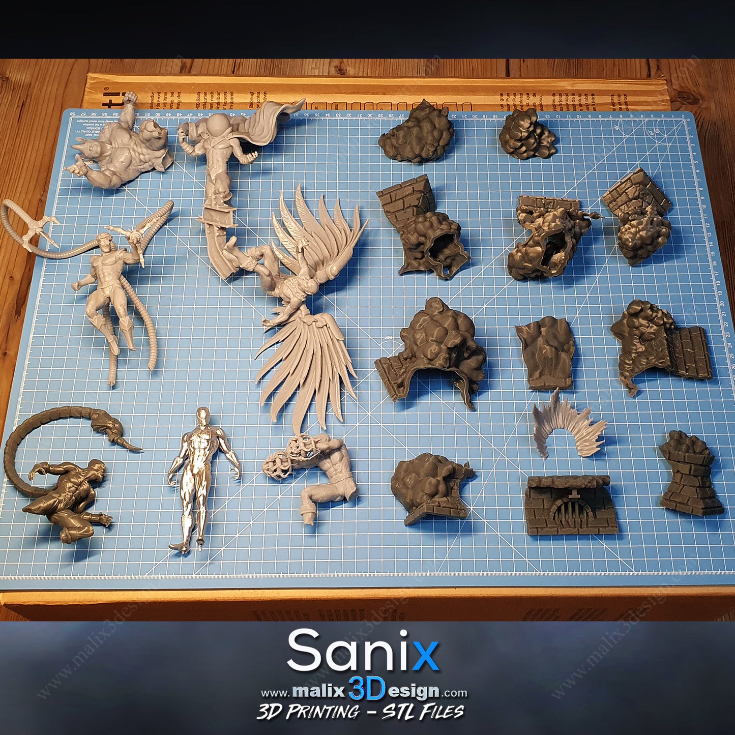 Sinister Six (Diorama) - 3D Printed Fan Art Model Kit