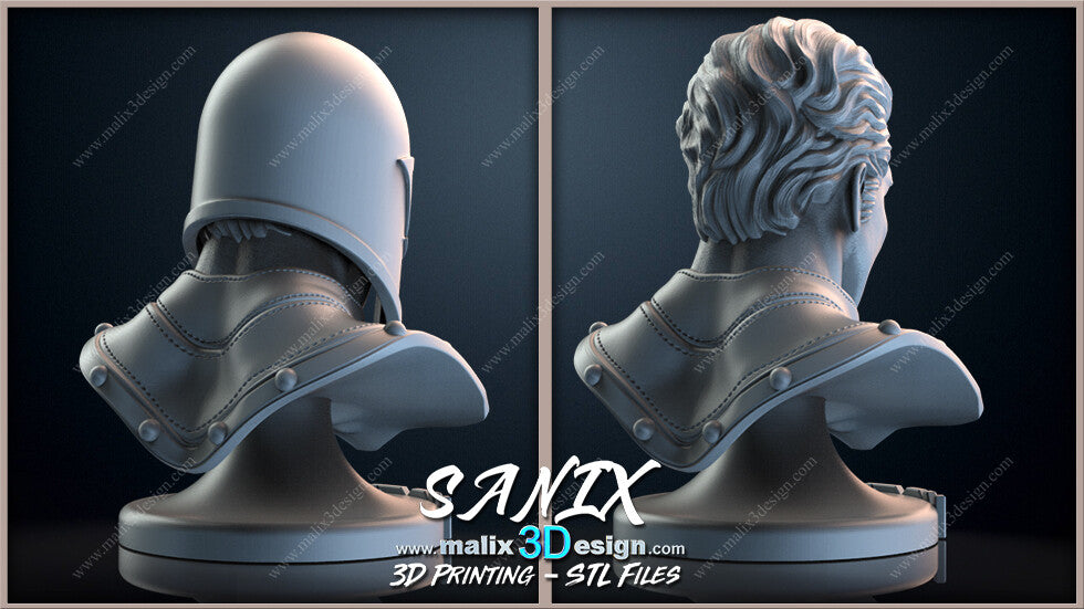Magneto Bust - 200mm 3D printed Model Kit - Unpainted and Unassembled