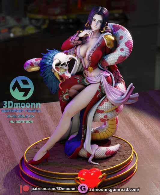 Boa Hancock (One Piece)- 3d Printed 1:6 model kit