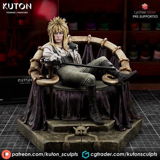 The Goblin King from Labyrinth (David Bowie) Statue - 3D Print Fan Art