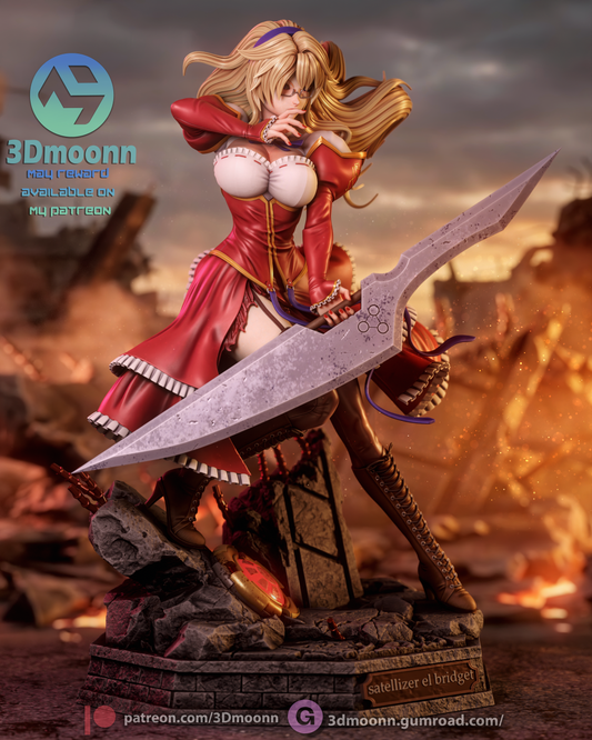 Satellizer el Bridget (Freezing) - 3d Printed 1:6 model kit (Fan Art)