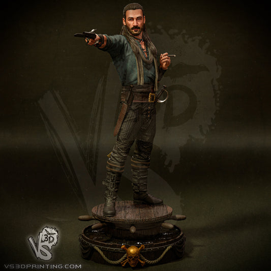 Charles Vane (Black Sails) - Sculpt - 3d Printed Model Kit