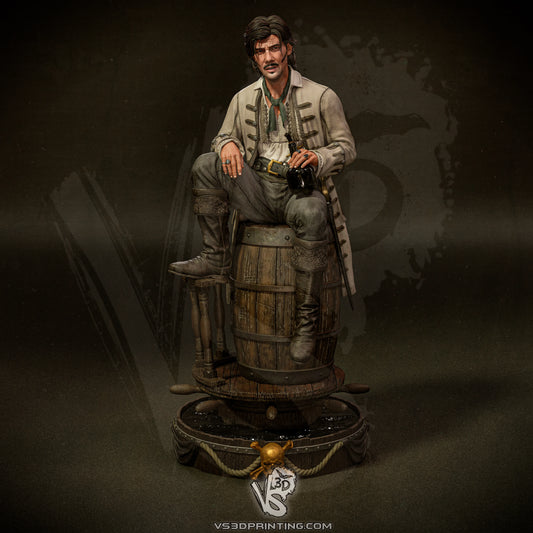 Jack Rackham (Black Sails) - 3D Model Kit - 1:10 Scale