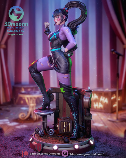 Punchline (DC) - 3d Printed model kit (Fan Art)