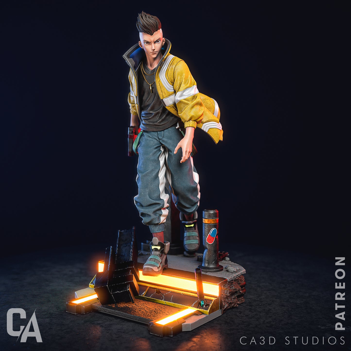 David Martinez - Cyberpunk (Fan Art) - 3D printed kit (CA3D)