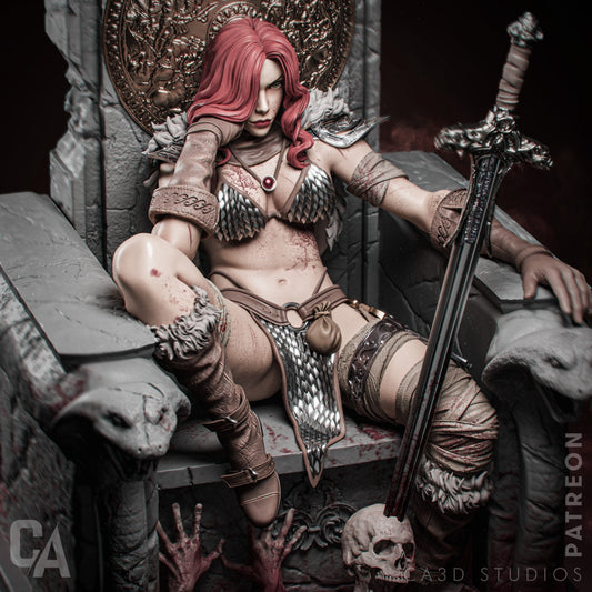 Red Sonja - Fan Art - 3D printed model kit (CA3D)