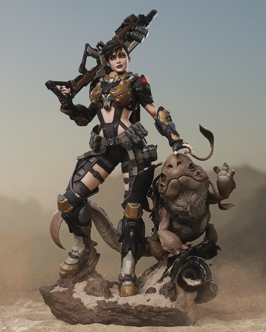 Kyla (Red Sands) - 3D Printed Model Kit - 1:6 scale (Fan Art)