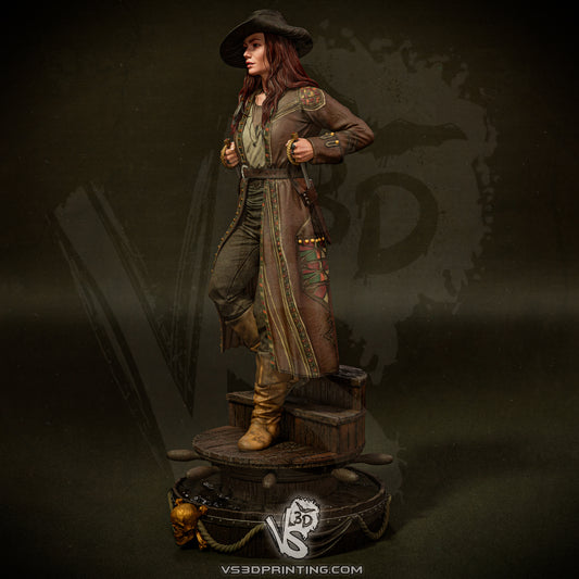 Anne Bonny (Black Sails) - 3D Model Kit - 10 Scale