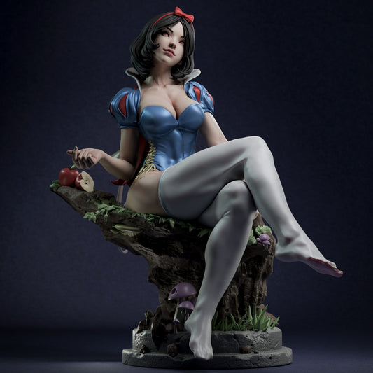 Snow White (Fan Art) Sculpture - 4, 6, 9 or 12 scale - 3D Print