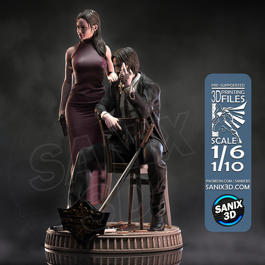 John & Eve (Ballerina) Fan Art - Sanix3D - 1:6 - 1:10 scale