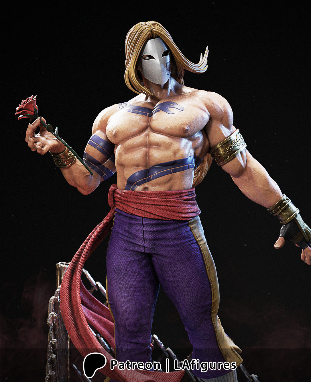 Vega (Street Fighter) Statue - Fan Art 10 scale 3D Print Kit