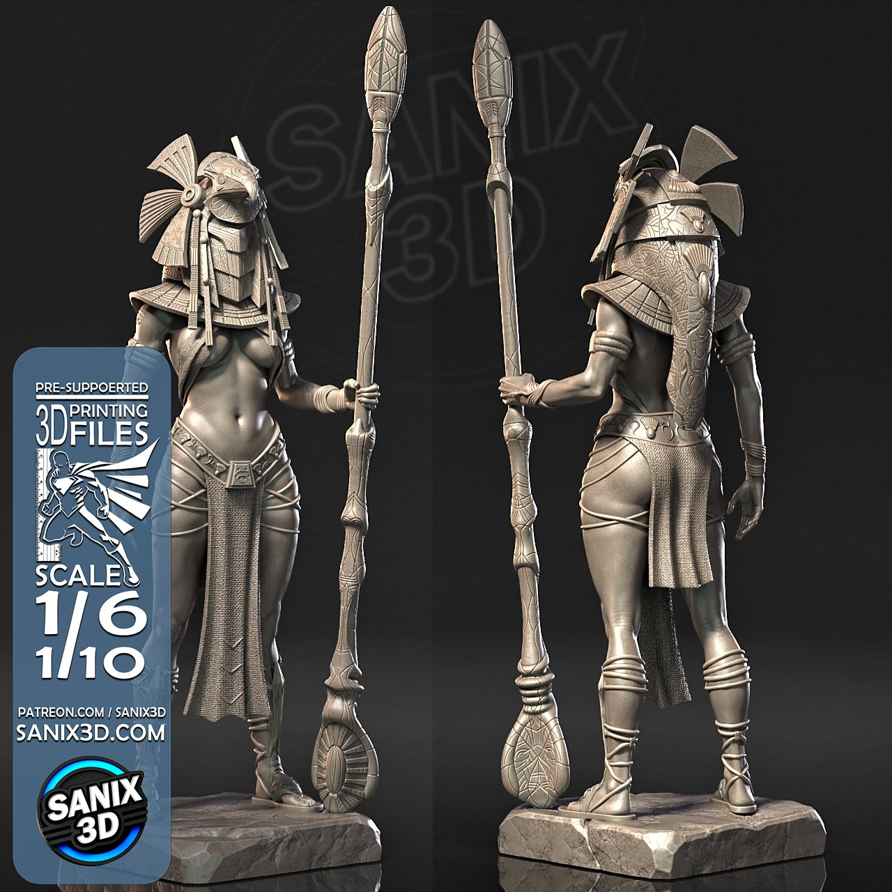 Stargate (Horus Guards) - Fan Art - 3D Print model kit