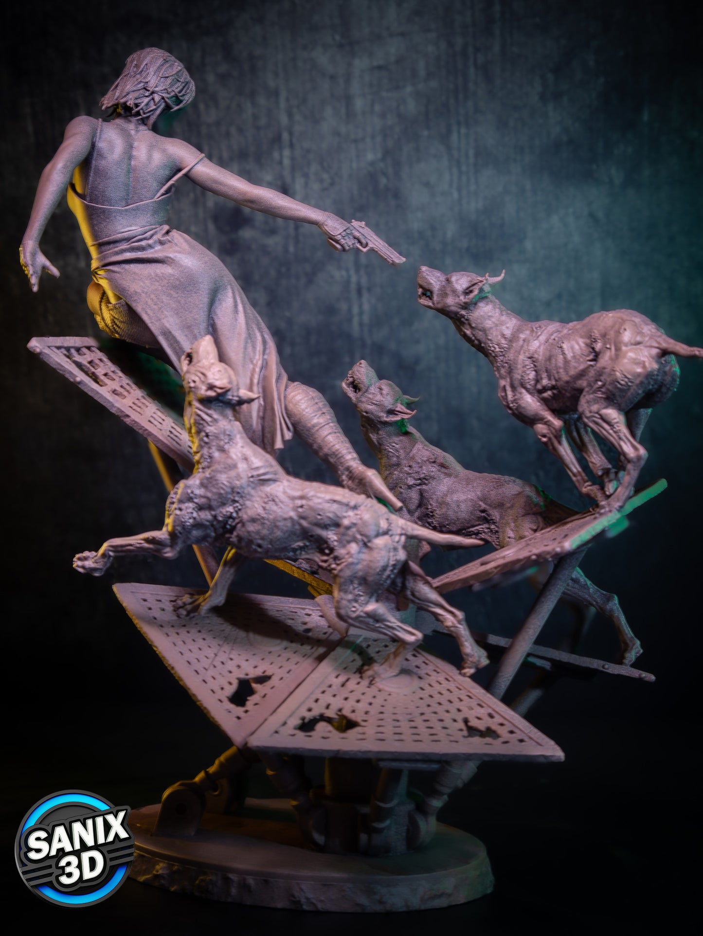 Alice Resident Evil - 3D Model Statue Kit - 8 and 10 scale