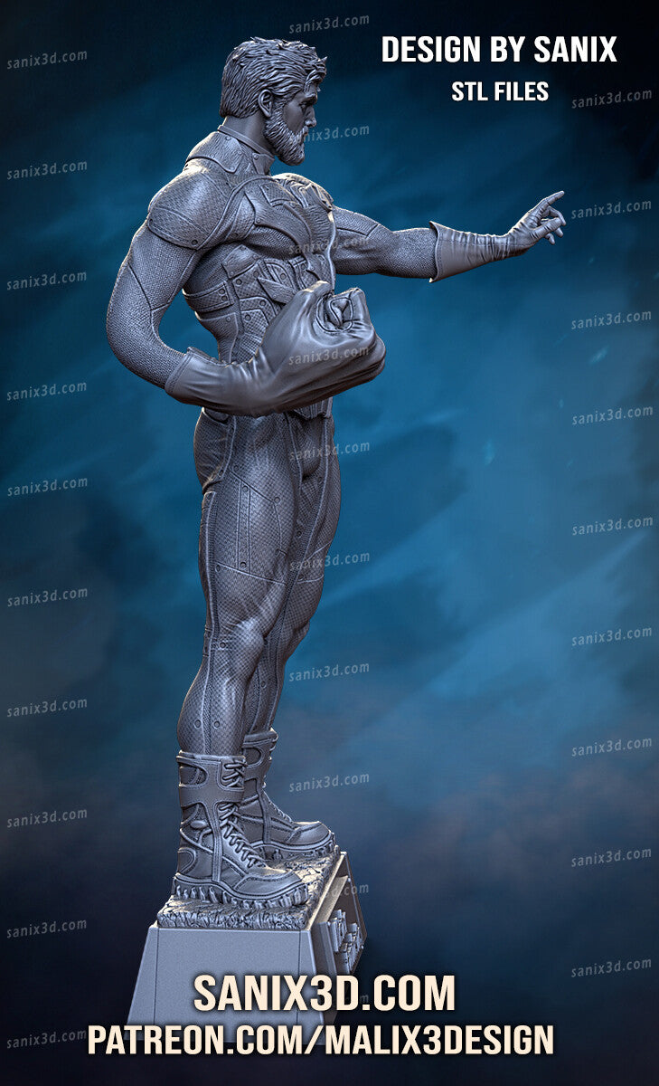 Mister Fantastic (Fantastic 4) Statue - 3D Print - Fan Art - 10 scale