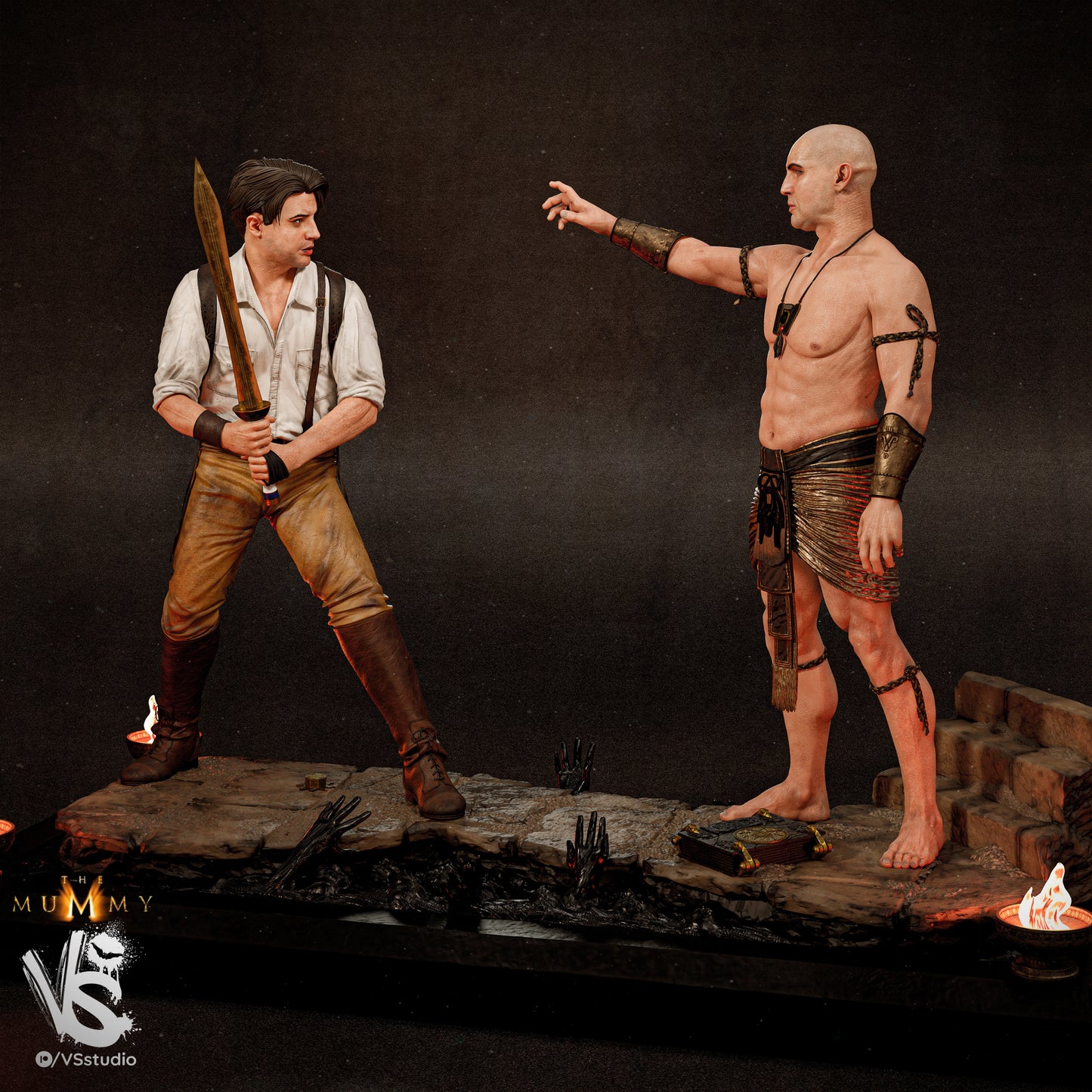 The Mummy (Fan Art) Diorama - 3D Print kit (VS3D)