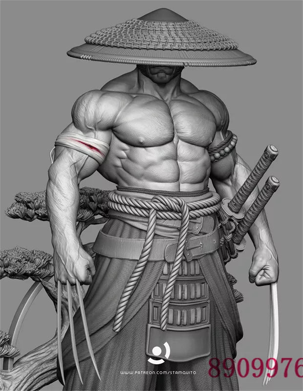 Wolverine Logan Samurai (Sculpt) Fan Art - 1/6 scale