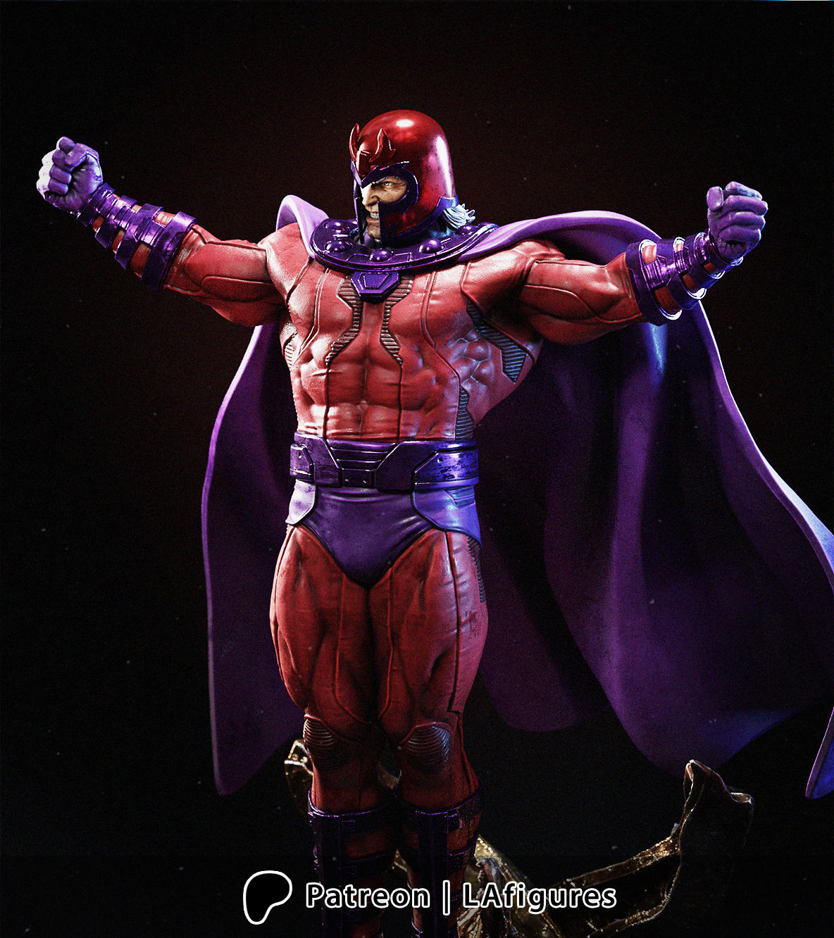 Magneto (X-Men) Statue - Fan Art - Various scales - 3D Print Kit