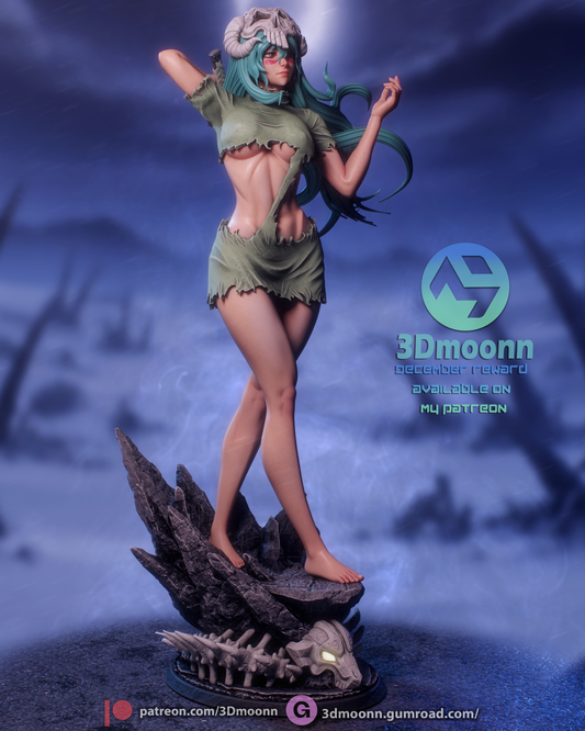 Nelliel Tu (Bleach) - 3d Printed 1:6 model kit