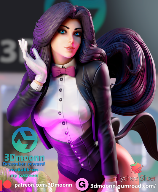 Zatanna (Sculpt) 3d Print - Unpainted model kit