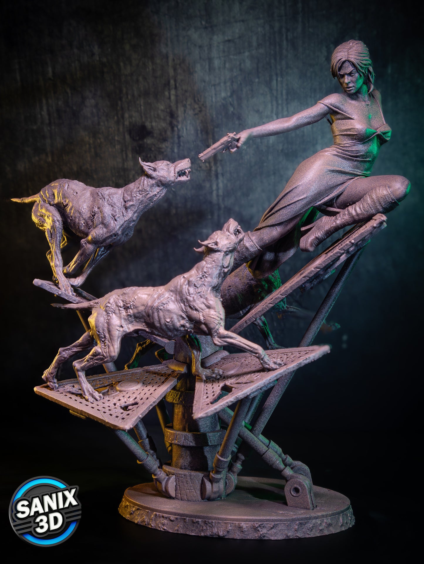 Alice Resident Evil - 3D Model Statue Kit - 8 and 10 scale