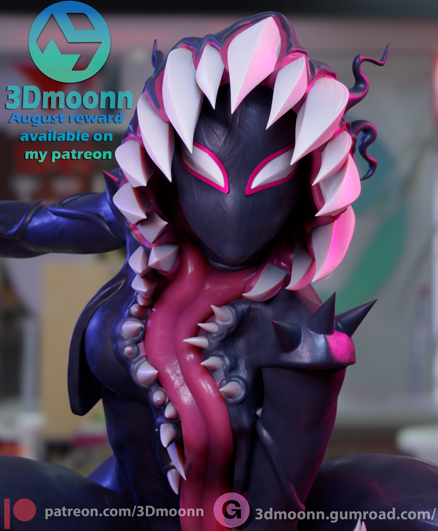 Spider Gwen & Spider Venom - 6 Scale - 3D printed Statue Model Kit - Unpainted and Unassembled