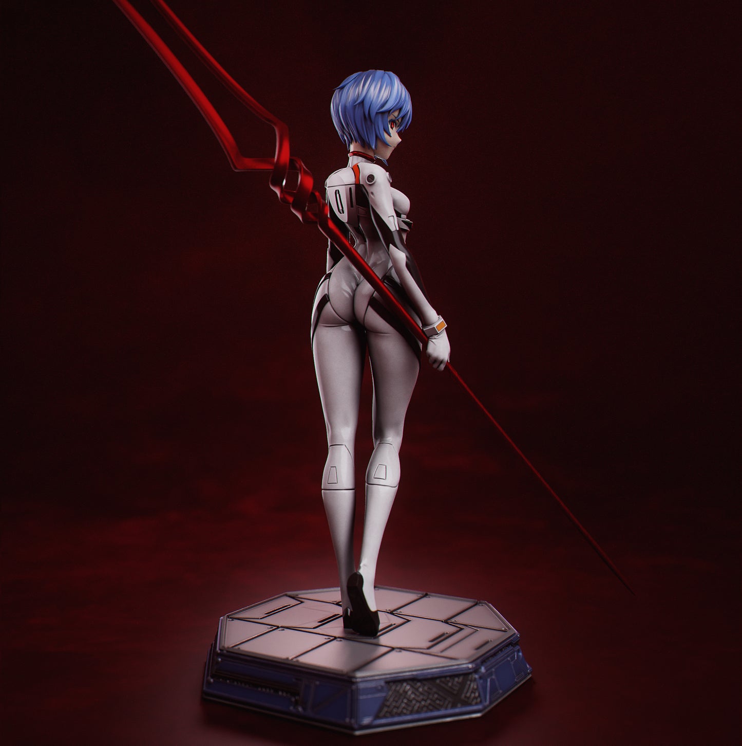 Rei Ayanami (Neon Genesis Evangelion) - Fan Art - 3D Print Model Kit - 1:6 Scale