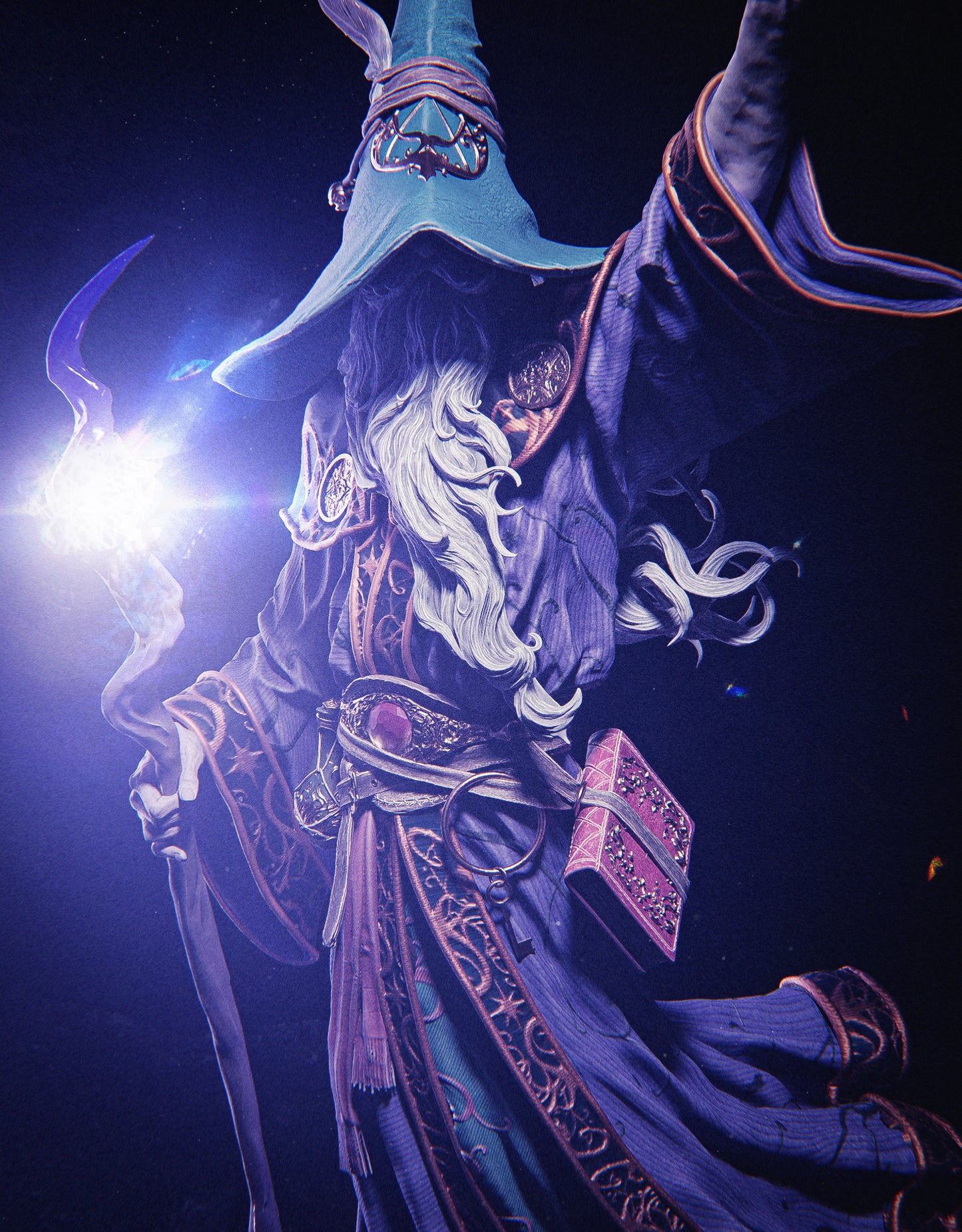 Merlin 3D Printed Model Kit - Unpainted and Unassembled