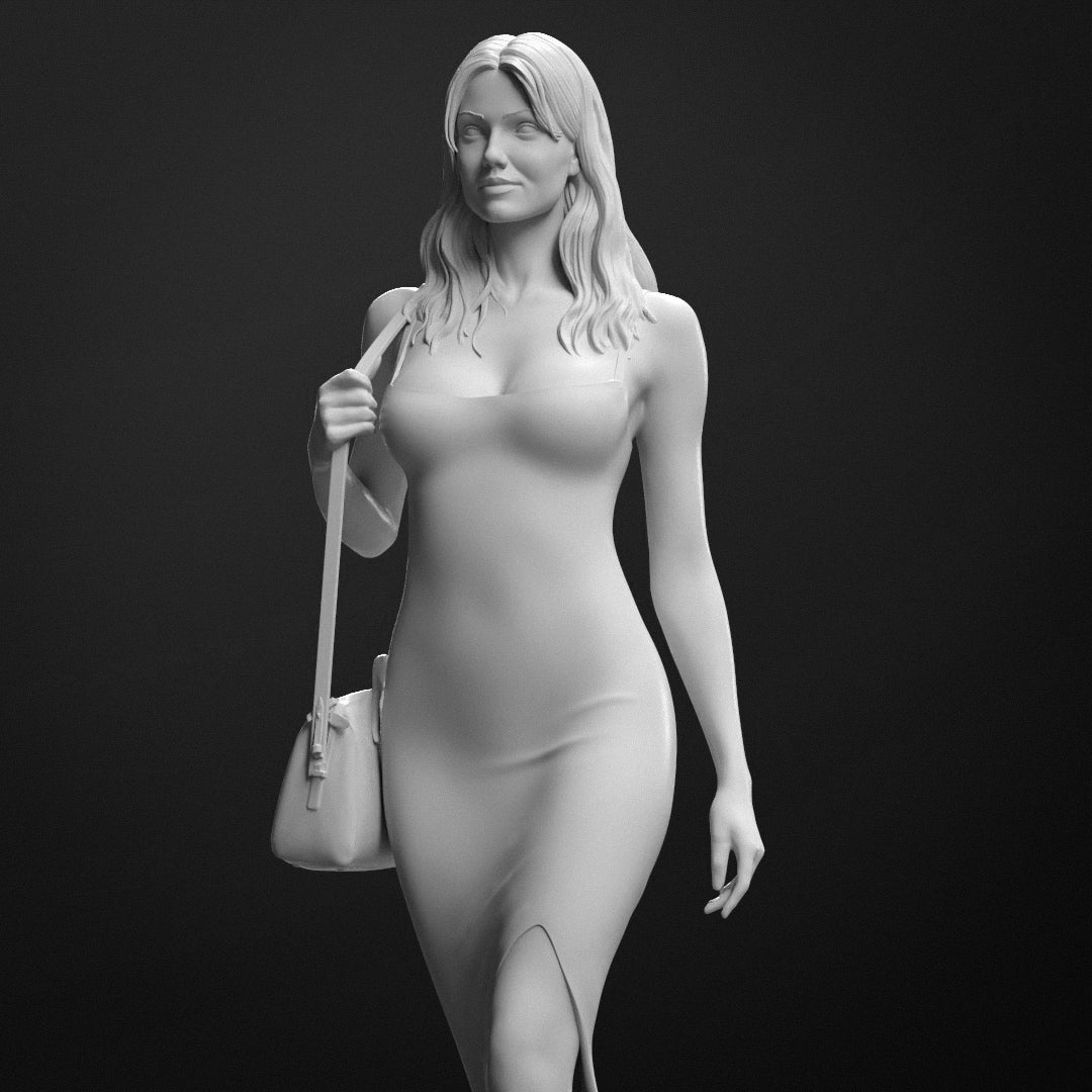 Tina Carlyle - The Mask - Cameron Diaz 3D Printed Statue - Unpainted