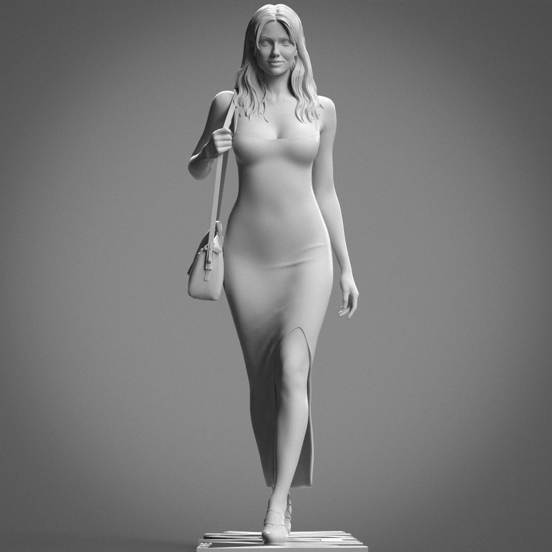 Tina Carlyle - The Mask - Cameron Diaz 3D Printed Statue - Unpainted