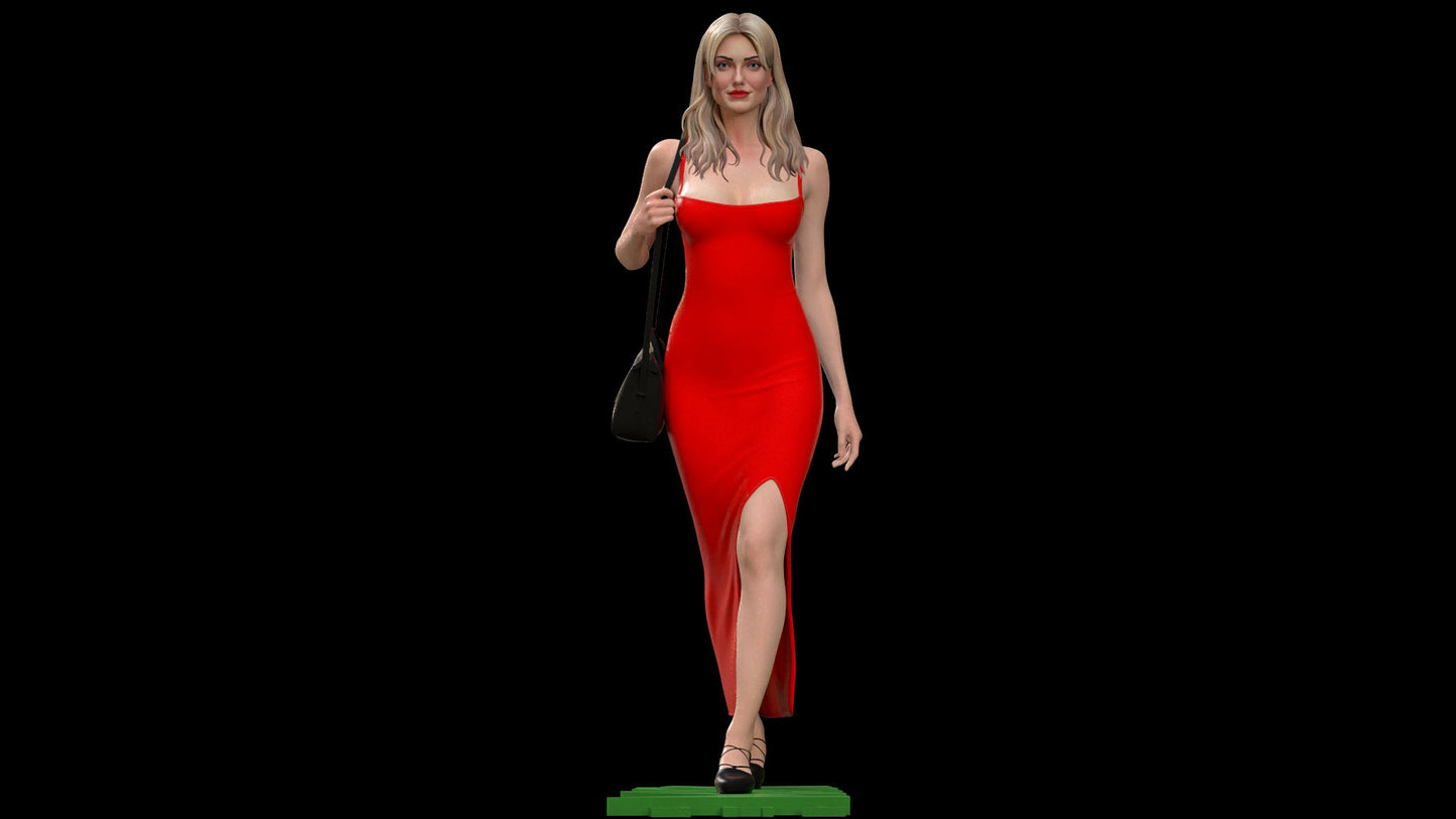 Tina Carlyle - The Mask - Cameron Diaz 3D Printed Statue - Unpainted