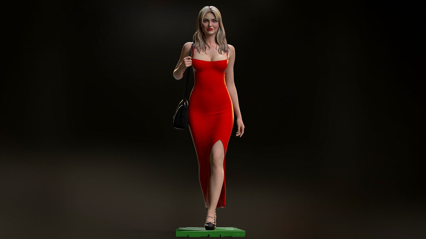 Tina Carlyle - The Mask - Cameron Diaz 3D Printed Statue - Unpainted