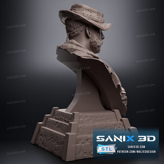 Captain Price (Call of Duty) Bust - 3D Resin Printed - 10th scale Bust- Fan Art
