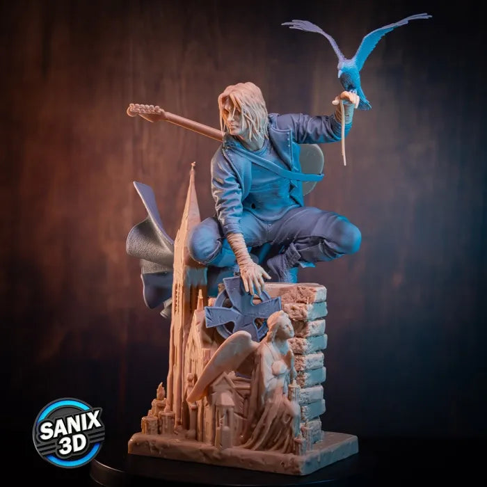 The Crow 3D Printed Statue - 10 and 6 scale