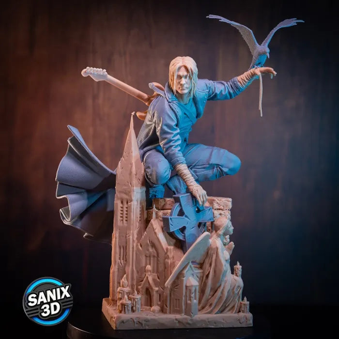 The Crow 3D Printed Statue - 10 and 6 scale