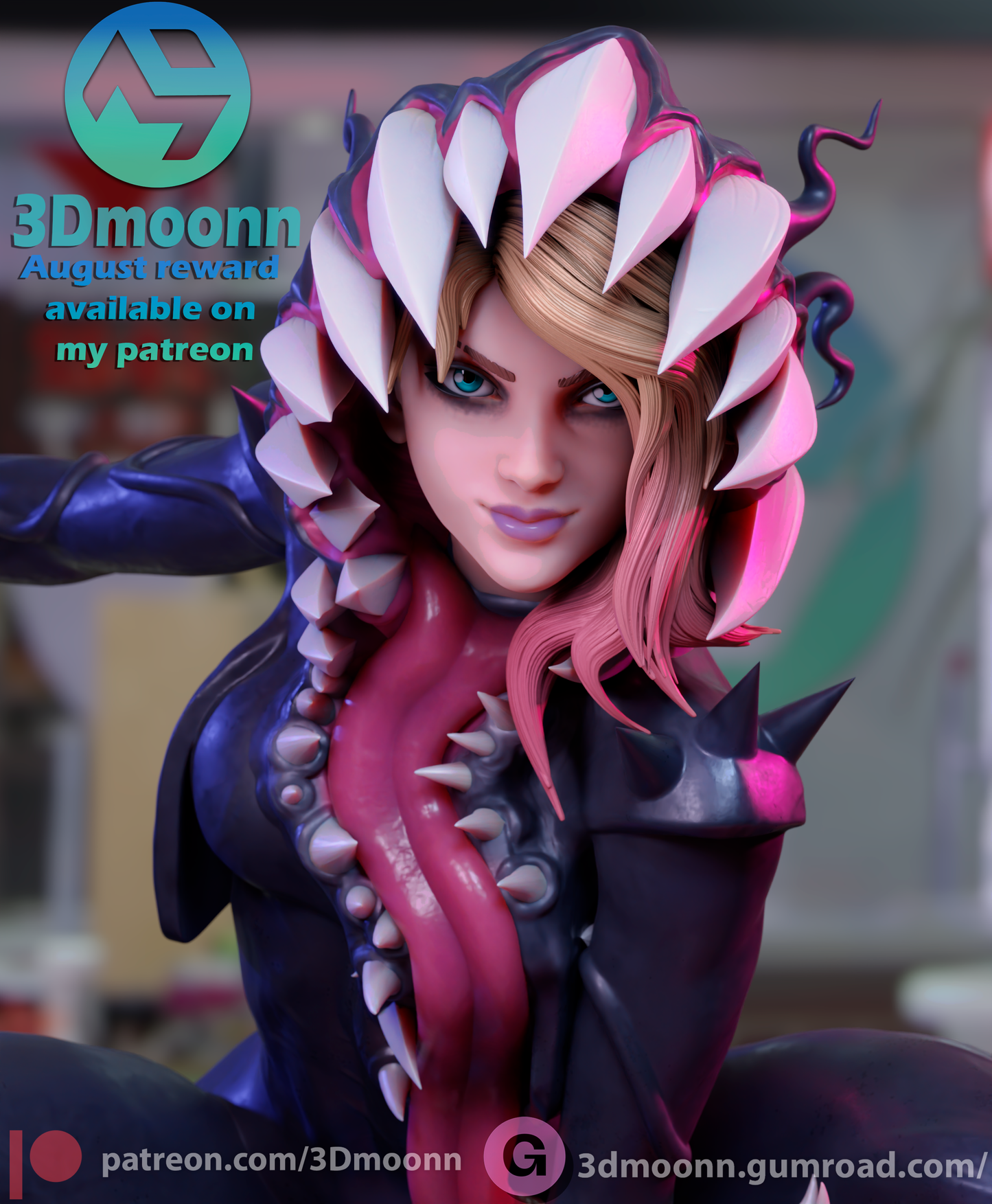 Spider Gwen & Spider Venom - 6 Scale - 3D printed Statue Model Kit - Unpainted and Unassembled