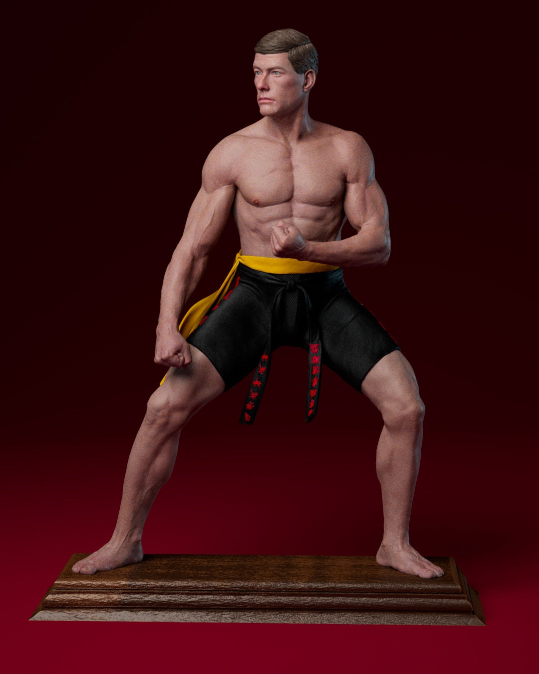 Frank Dux - Bloodsport - 3D Printed Statue Model Kit - 6 and 9 Scale