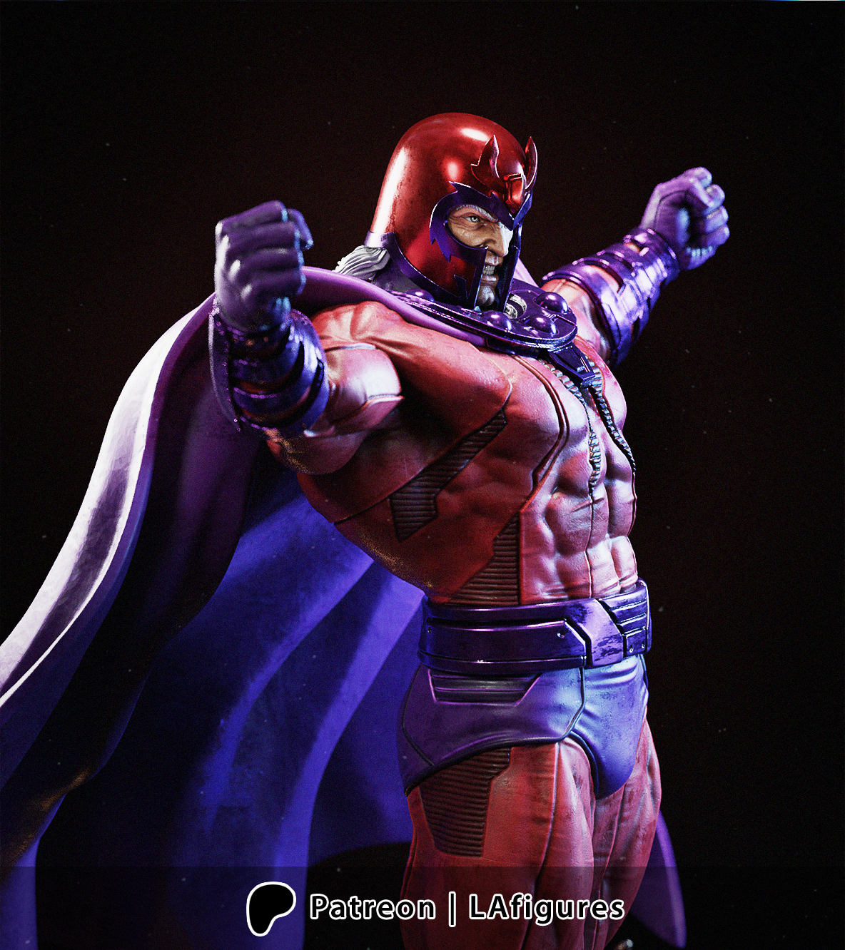 Magneto (X-Men) Statue - Fan Art - Various scales - 3D Print Kit