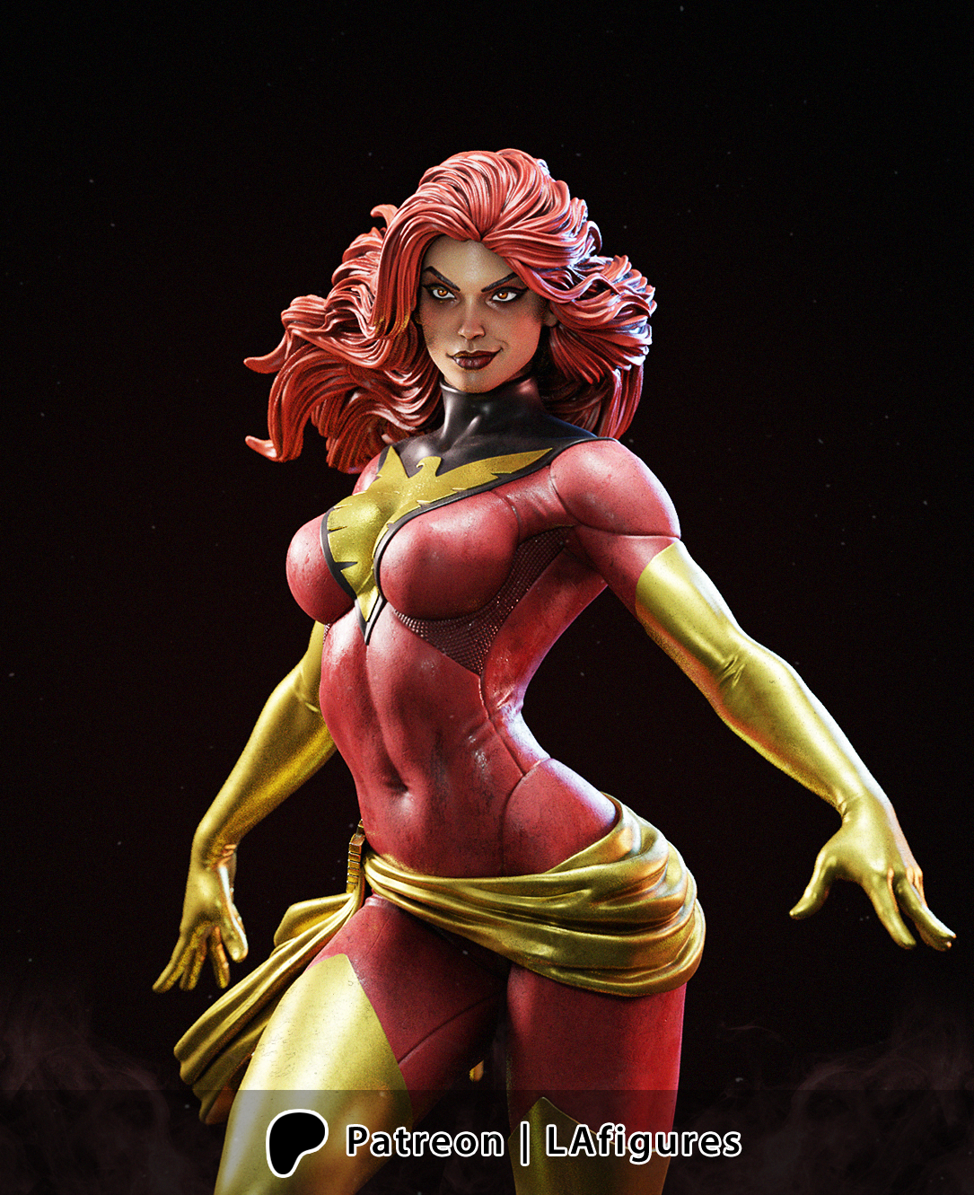 Phoenix (X-Men) Statue - Fan Art - Various scales - 3D Print Kit