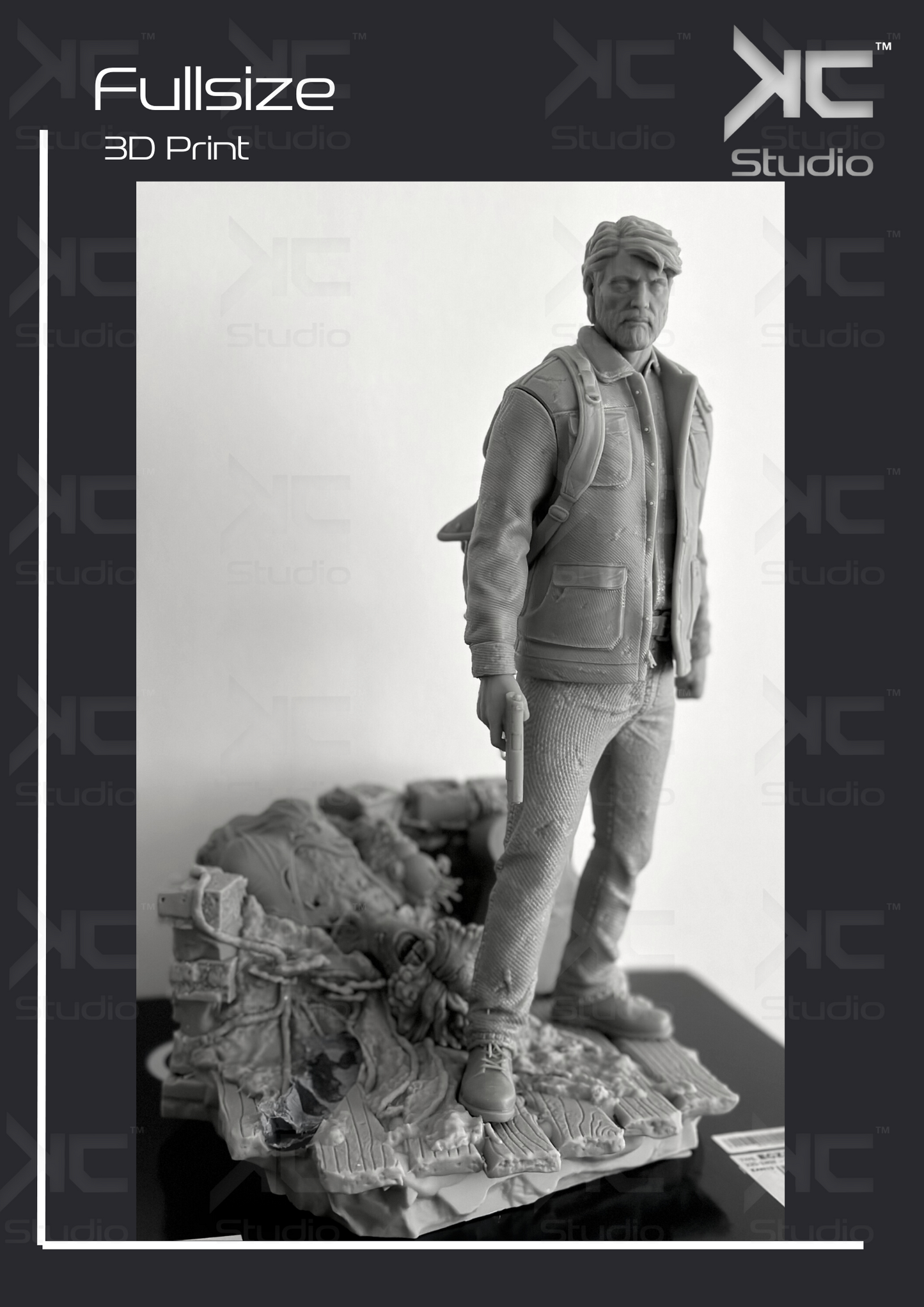 Joel (Last of Us) - 3D Print Model Kit - 1:6 Scale - Fan Art