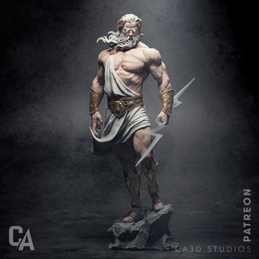 Zeus - 3D Print Statue