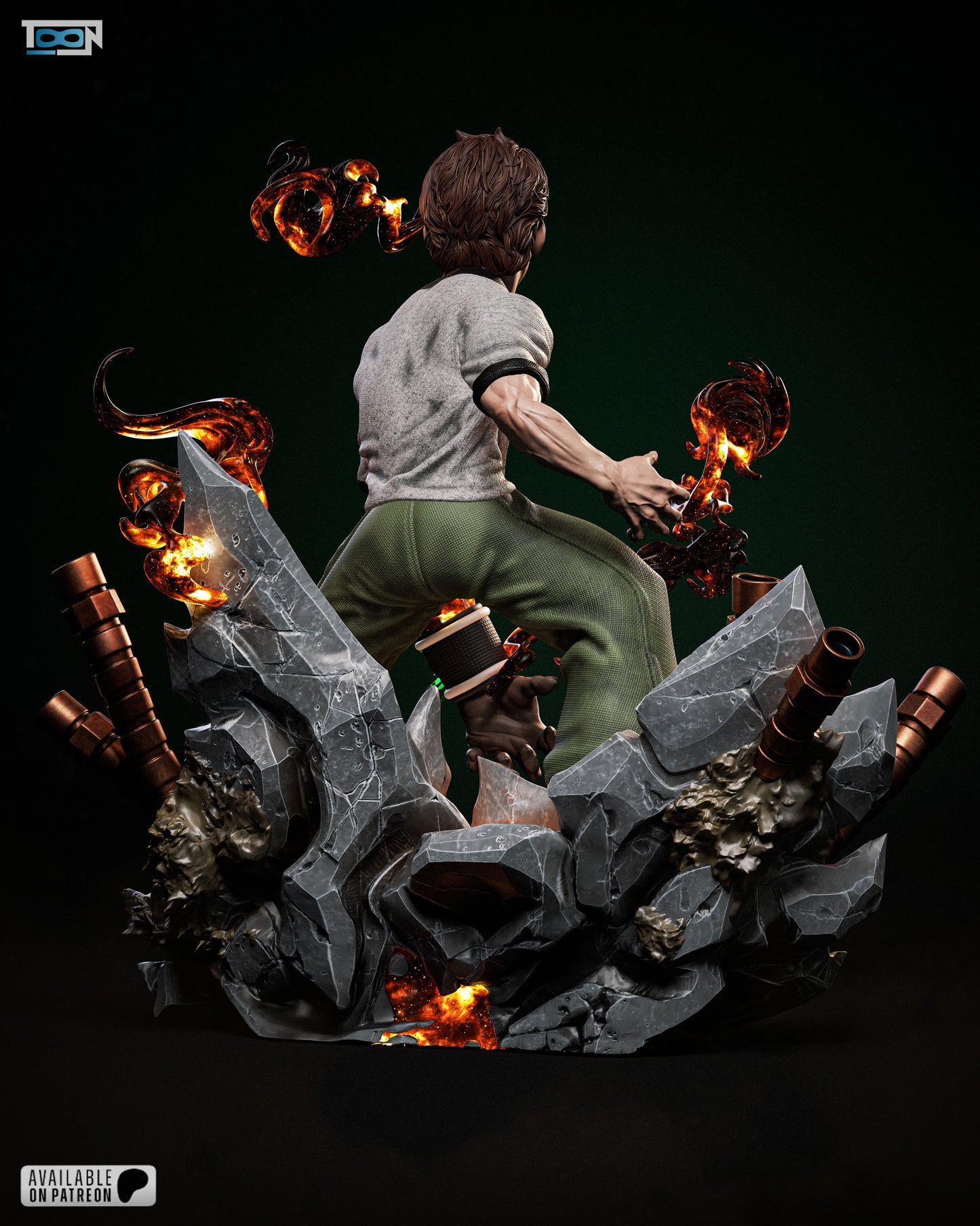 Ben10 - 3D Printed Statue Model Kit - 223mm