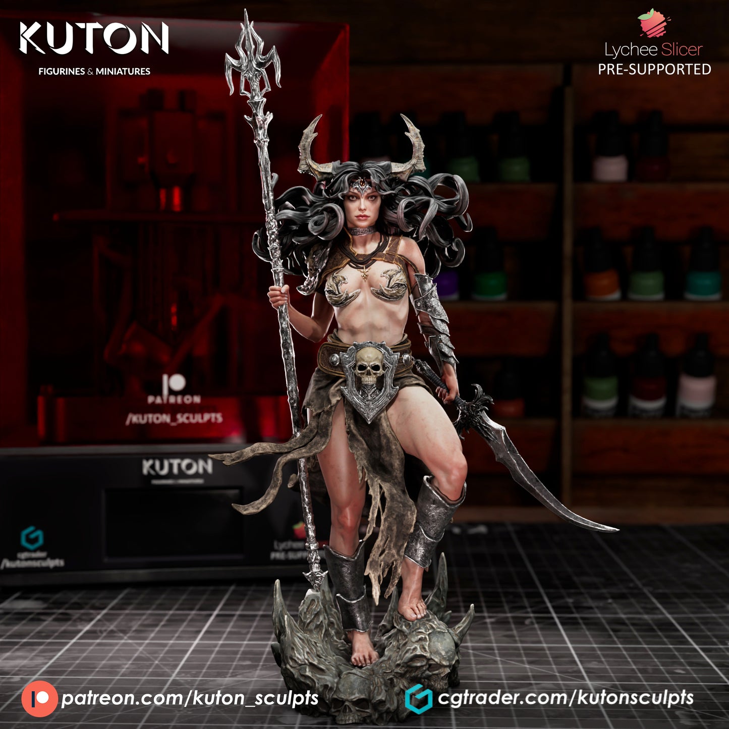 Vexoria - 3D Printed Model Kit - 1:10 Scale