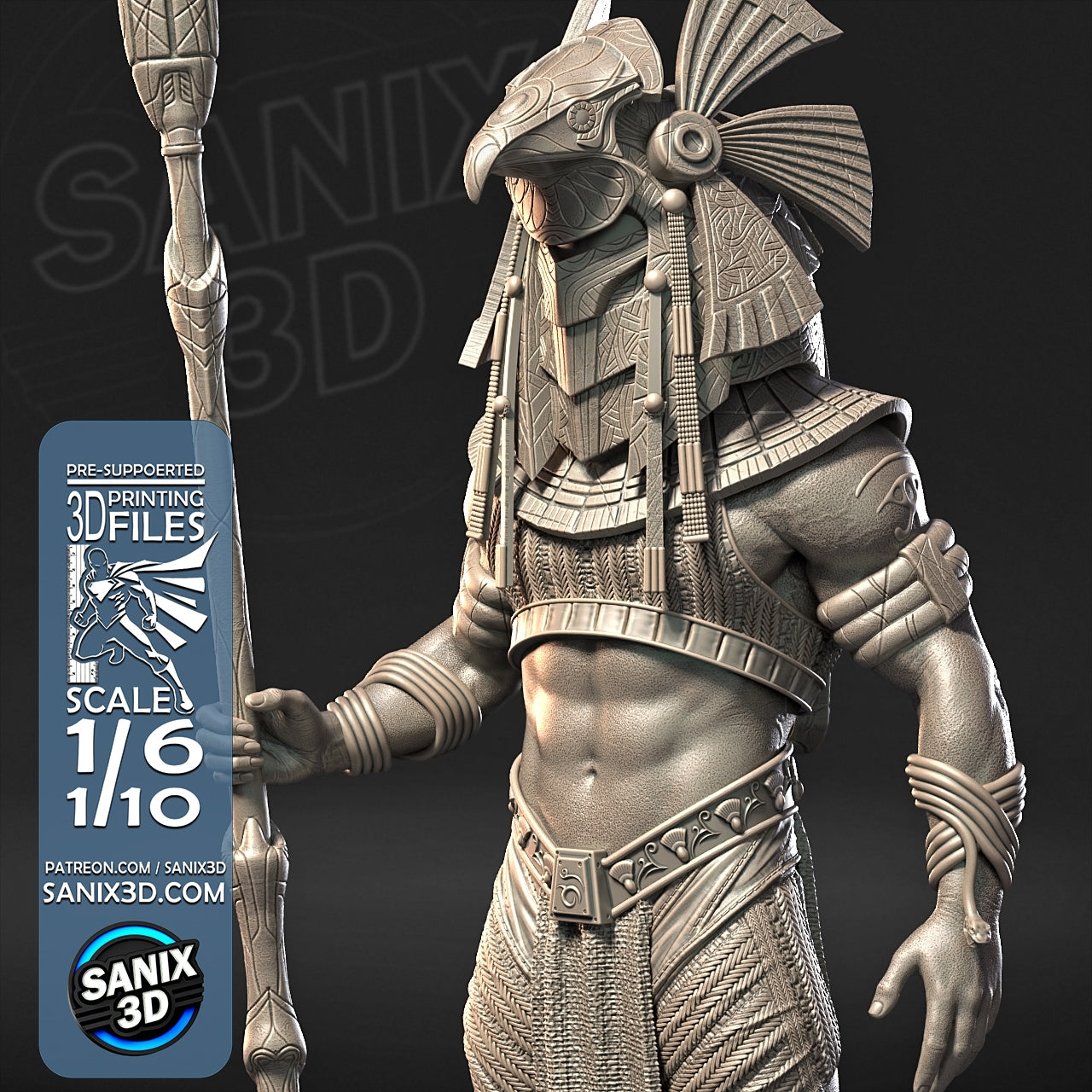 Stargate (Horus Guards) - Fan Art - 3D Print model kit