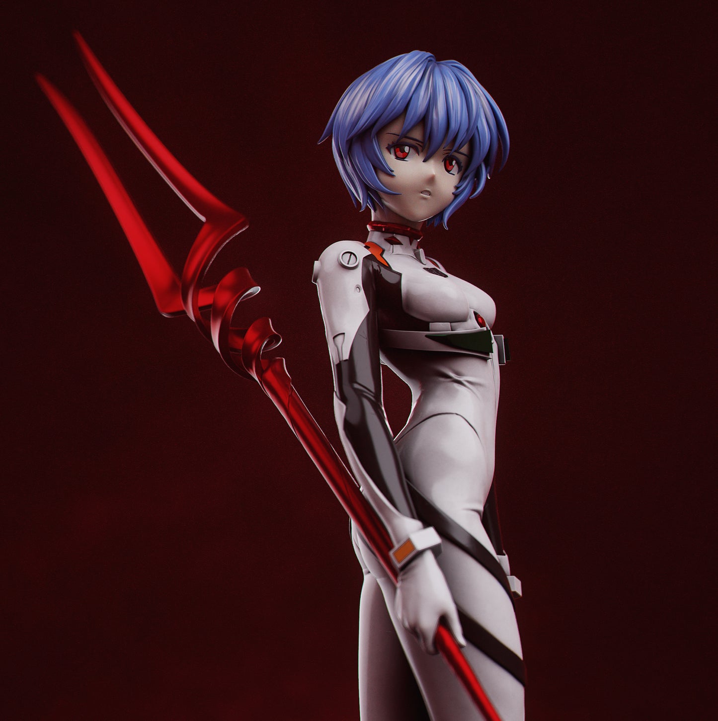 Rei Ayanami (Neon Genesis Evangelion) - Fan Art - 3D Print Model Kit - 1:6 Scale