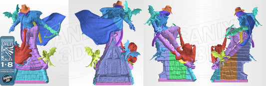 Van Helsing- 3D Printed Statue 8 Scale