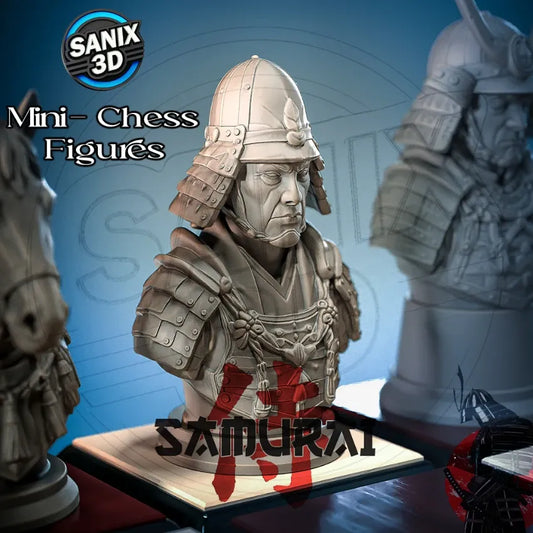 SAMURAI CHESS SET - 3D Printed Resin Set