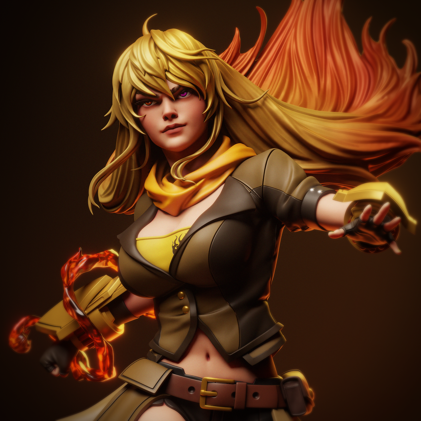 Yang Xiao Long - 3D Printed Statue - 6 Scale