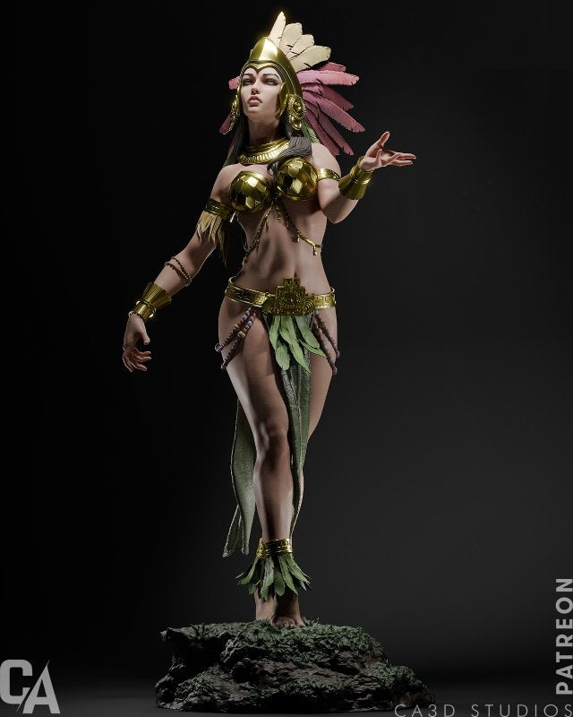 Aztec Godess (Fan Art) Sculpture - (525 - 175mm) - 3D Print