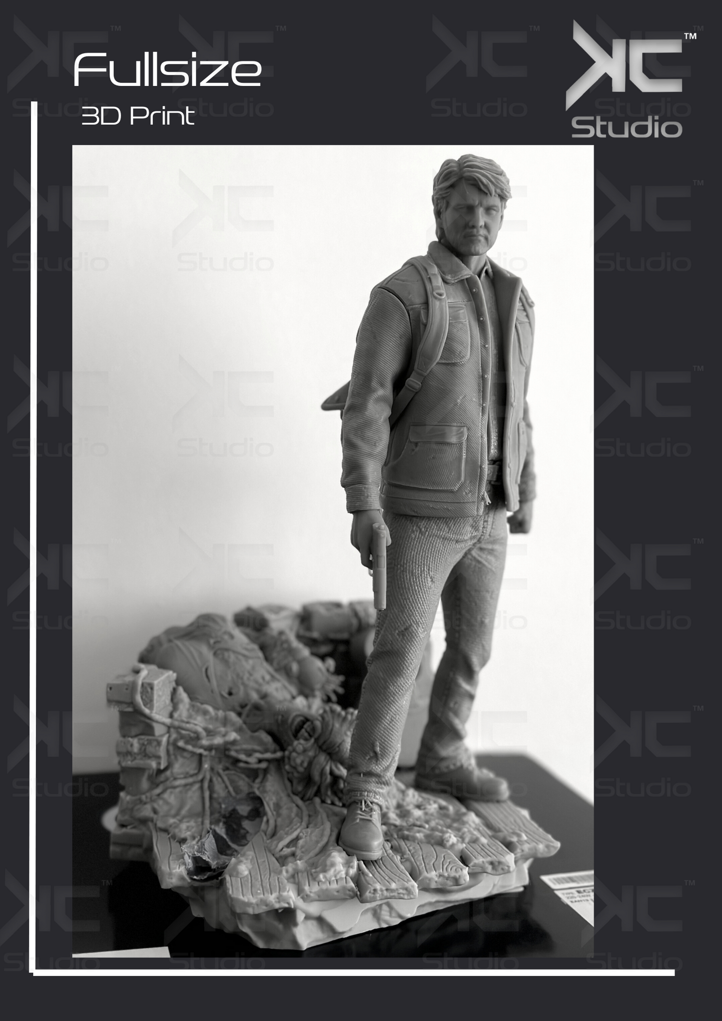 Joel (Last of Us) - 3D Print Model Kit - 1:6 Scale - Fan Art